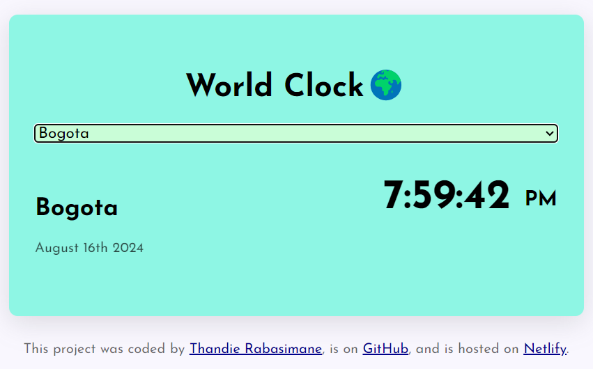 World Clock